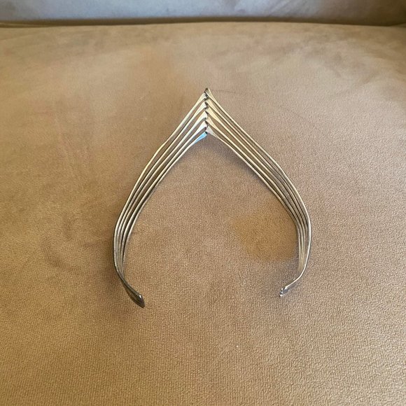 Vintage 80s choker collar necklace - Picture 3 of 3